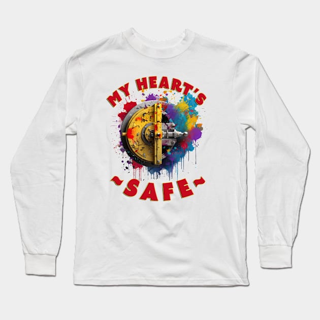 My Heart's Safe Long Sleeve T-Shirt by Urban Archeology Shop Gallery